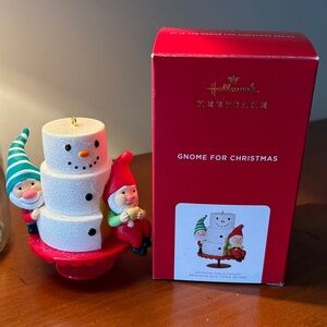 🎄HALLMARK KEEPSAKE 2021 GNOME FOR CHRISTMAS ORNAMENT